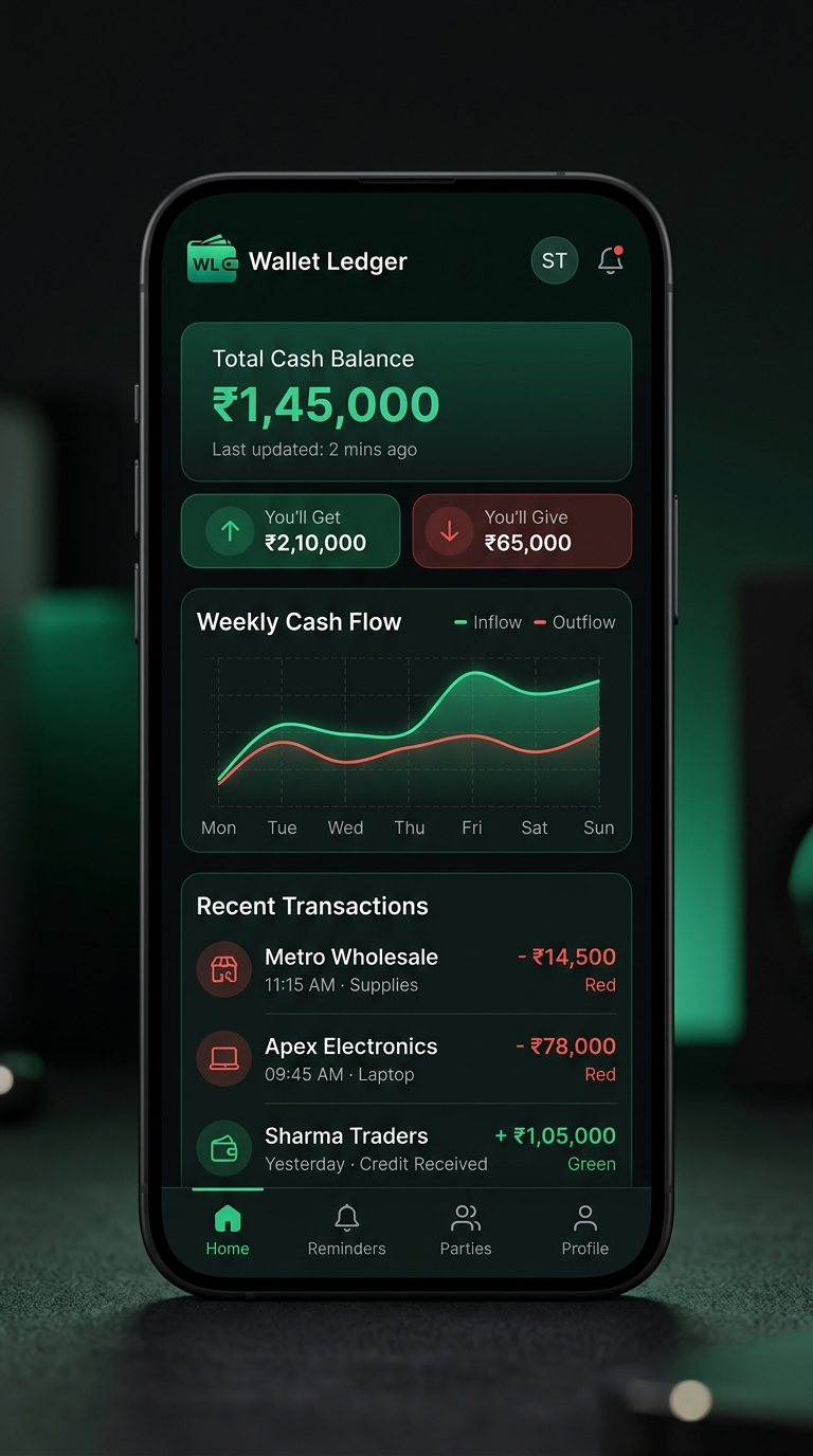 Wallet Ledger Dashboard