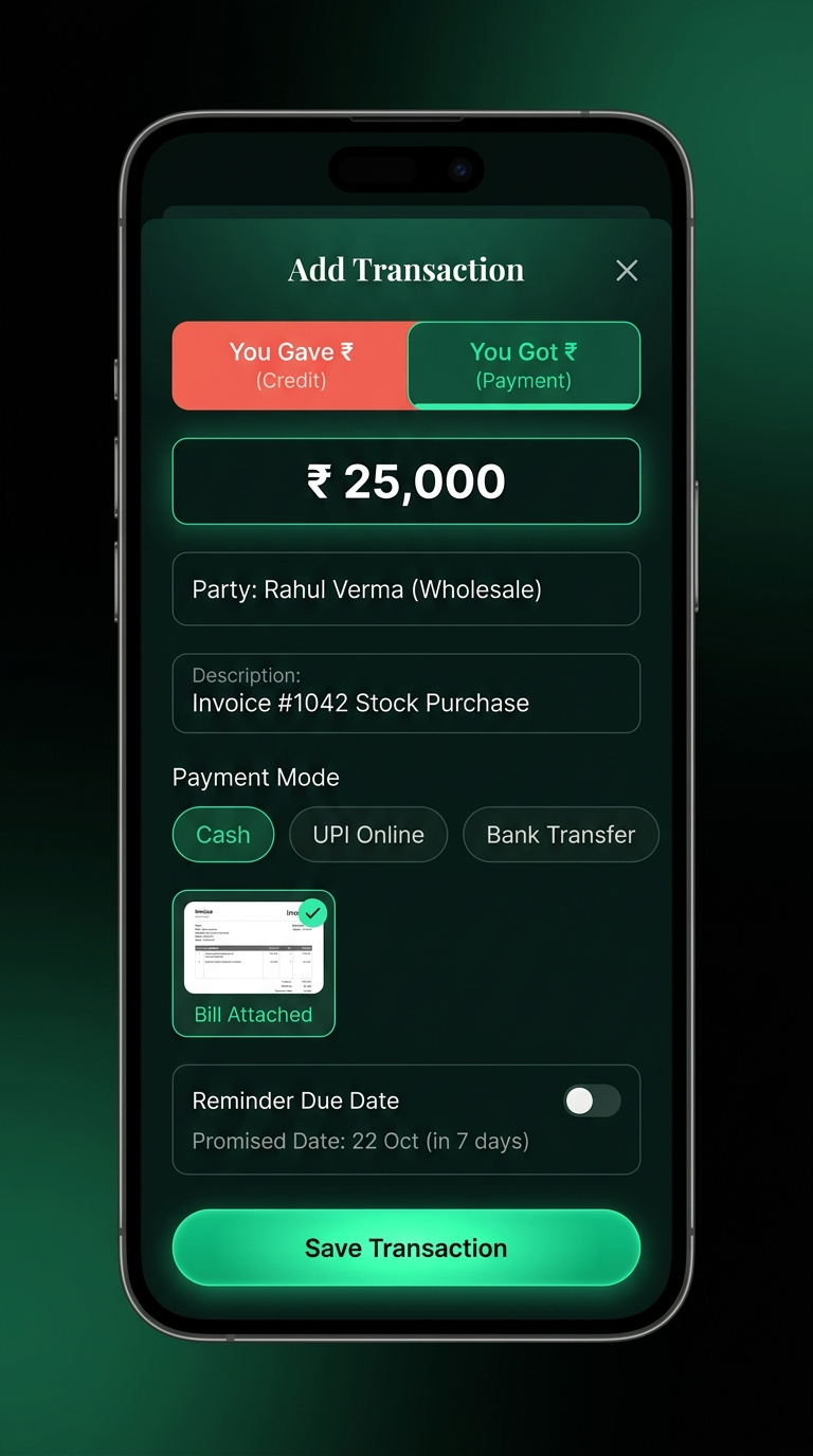 Transaction Ledger